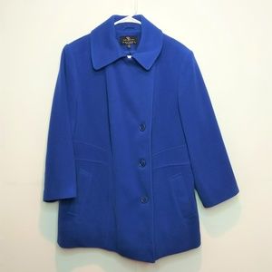 Blue Coat with Pockets Size 1X